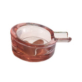 Cute Glass Ashtray Minimalist Portable Ash Tray pink
