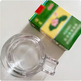 Cute Glass Ashtray Minimalist Portable Ash Tray transparent