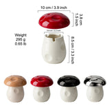 Cute Mushroom Ashtray Ceramic Ash Tray Cool Home Decor Lidded Windproof Covered Smokeless
