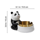Cute Panda Ashtray Resin Cool Ash Tray Decorative