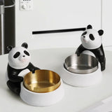 Cute Panda Ashtray Resin Cool Ash Tray Decorative