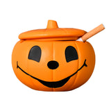 Cute Pumpkin Ashtray with Lid Resin Cool Ash Tray Covered Lidded Windproof Smokeless Halloween Decor