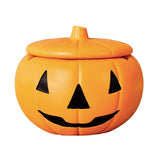 Cute Pumpkin Ashtray with Lid Resin Cool Ash Tray Covered Lidded Windproof Smokeless Halloween Decor