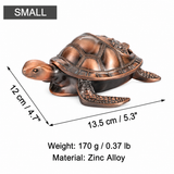 smokeless ashtray outdoor ash tray with lid turtle alloy small size
