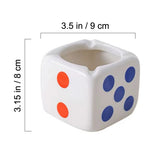 Dice Ashtray Windproof Outdoor Minimalist Ceramic Ash Tray
