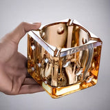 dice glass ashtray cool cute ash tray