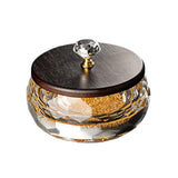 Glass Ashtray Cool Gold Pattern Ash Tray