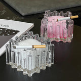 Glass Ashtray Creative Pillars Ash Tray Minimalist Outdoor Cool Cute Tray