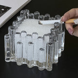 Glass Ashtray Creative Pillars Ash Tray Minimalist Outdoor Cool Cute Tray