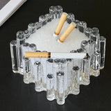 Glass Ashtray Creative Pillars Ash Tray Minimalist Outdoor Cool Cute Tray
