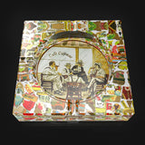 Glass Cigar Ashtray Colorful