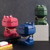 Dizzy Hippo Ashtray with Lid Cute Resin Ash Tray Outdoor Cigarette Covered Lidded Windproof Smokeless Cool Home Decor