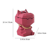 Dizzy Hippo Ashtray with Lid Cute Resin Ash Tray Outdoor Cigarette Covered Lidded Windproof Smokeless Cool Home Decor