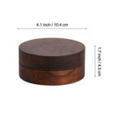 Lidded Wooden Ashtray Smokeless Windproof Outdoor Covered Ash Tray Cool Cute Rustic