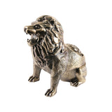 Lion Ashtray with Lid Smokeless Vintage Ash Tray for Outdoor Porch Patio Covered Lidded Windproof Decorative Animal Home Decor