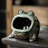 Lucky Toad Ashtray Cute Ceramic Windproof Ash Tray