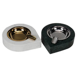 Natural Marble Ashtray Cool Cute Drop Shape Ash Tray