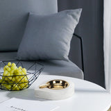 Natural Marble Ashtray Cool Cute Drop Shape Ash Tray
