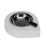 Natural Marble Ashtray Cool Cute Drop Shape Ash Tray