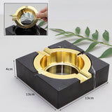 outdoor ashtray with lid large heavy vintage marble ash tray windproof smokeless classy luxury decorative