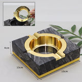 outdoor ashtray with lid large heavy vintage marble ash tray windproof smokeless classy luxury decorative