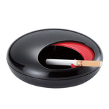 melamine outdoor ashtray with lid cool plastic ash tray red black 
