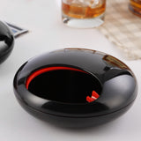 melamine outdoor ashtray with lid cool plastic ash tray red black 