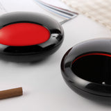 melamine outdoor ashtray with lid cool plastic ash tray red black 