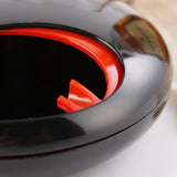 melamine outdoor ashtray with lid cool plastic ash tray red black 