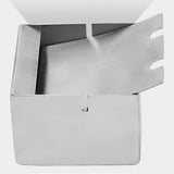 Metal Ashtray with Removable Slide Lid Stainless Steel Cool Cute Ashtray Covered Lidded Windproof