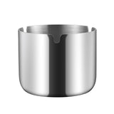 Metal Ashtray Stainless Steel Minimalist Ash Tray Silver Outdoor