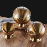 Metal Ashtray with Lid Covered Lidded Smokeless Ash Tray Stainless Steel Cool Cute Creative Gold