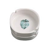 Minimalist Ashtray Elegant Plants White Ash Tray