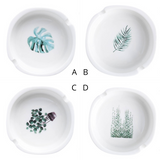 Minimalist Ashtray Elegant Plants White Ash Tray