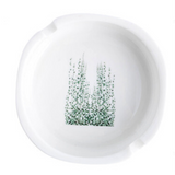 Minimalist Ashtray Elegant Plants White Ash Tray