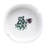 Minimalist Ashtray Elegant Plants White Ash Tray
