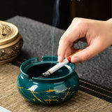 Minimalist Ceramic Ashtray Vibrant Color