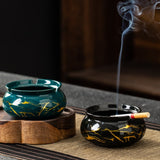 Minimalist Ceramic Ashtray Vibrant Color