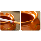 Minimalist Ceramic Ashtray Vibrant Color