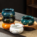 Minimalist Ceramic Ashtray Vibrant Color