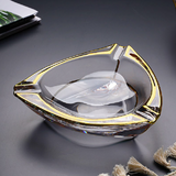 outdoor ashtray gilded crystal glass ash tray classy gold