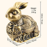 Rabbit Ashtray with Lid Smokeless Vintage Cute Cool Ash Tray Covered Lidded Windproof Decorative Home Decor