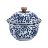 Outdoor Ashtray with Lid Cute Cool Ceramic Teacup Vintage Windproof Covered Lidded Smokeless