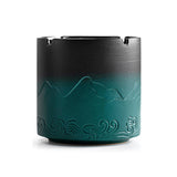 Exquisite Ashtray with Funnel Lid Ceramic Cool Cute Ash Tray Pottery Clay Covered Lidded Windproof