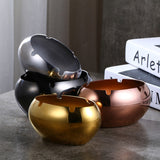 Oval Ashtray for Outdoor Metal Windproof Cute Cool Stainless Steel Ash Tray