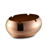 Oval Ashtray for Outdoor Metal Windproof Cute Cool Stainless Steel Ash Tray Rose