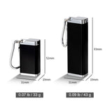 Pocket Ashtray Tall or Short Metal Zinc Alloy Mini Portable Ash Tray