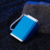 pocket ashtray cute cool travel metal ash tray blue