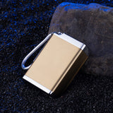 pocket ashtray cute cool travel metal ash tray gold