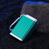 pocket ashtray cute cool travel metal ash tray green